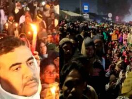 Suvendu Adhikari Rally at Midnight in Nadigram
