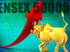Sensex hits 50000 mark for the first time in Indian share market history
